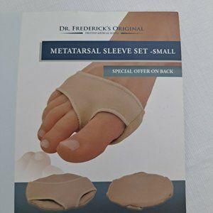 Metatarsal Foot Sleeve Set Size Small Tan One Size